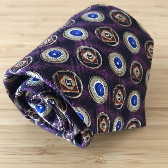 Robert Talbott Best Of Class Silk Tie In Red/Tan! - Picture 2 of 6